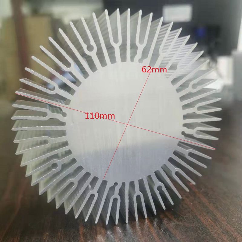 Home Automation System Diy - 110x62mm Aluminium Runder Kühlkörper Radiator für