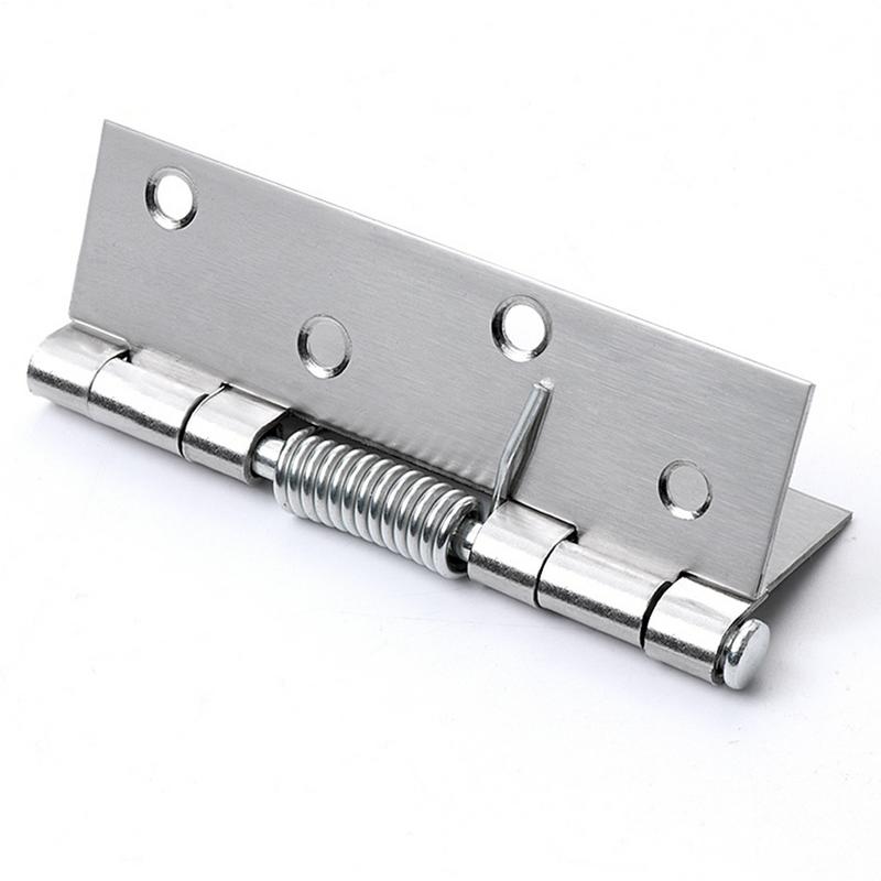 Home Automation System Diy - 1pc Frühling Scharniere Edelstahl Selbst Schließen