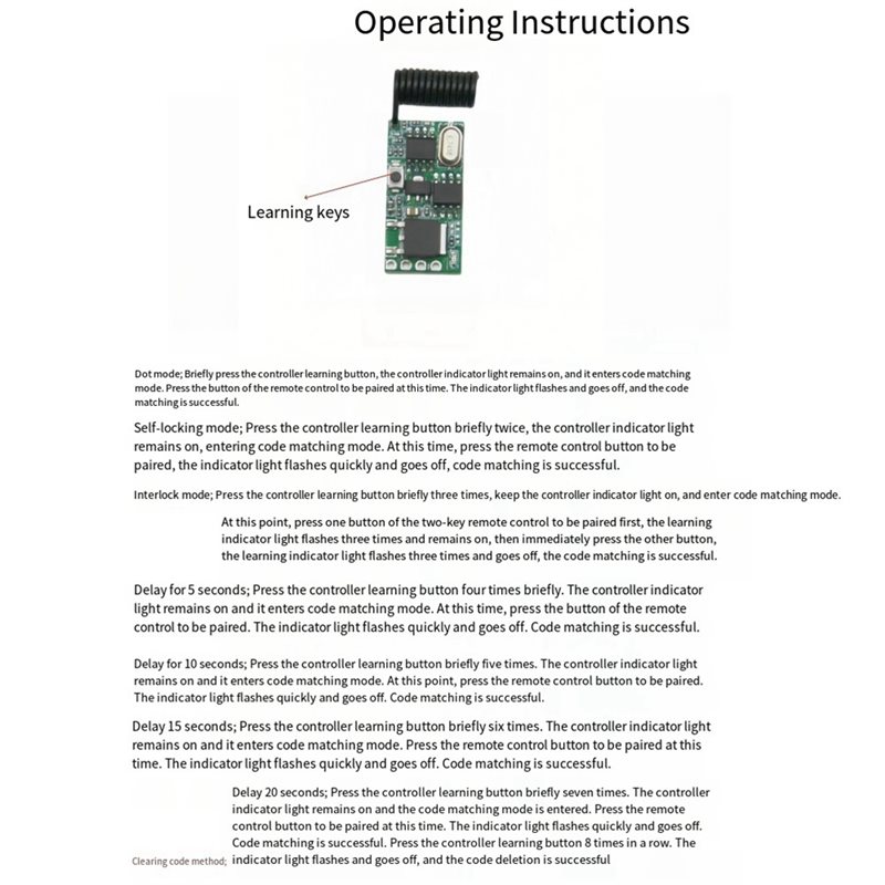 Hot-For RF-Schalter-Controller – 433Mhz Receiver Module Bewertung und Preis